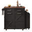Îlot de cuisine avec supports latéraux amovibles-1495656244