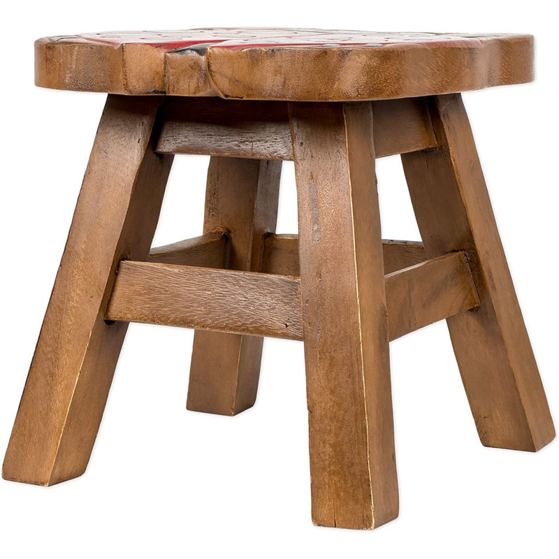 Overkamp Brown/Red Animals Step Stool