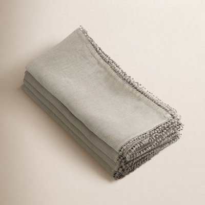 Trezza Reversible Linen Napkin