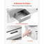 Plaque chauffante électrique commerciale, 21,06 x 11,81 pouces, 3200W, contrôle de température réglable 122-570 ° F, corps en acier inoxydable, à plat, avec 2 spatules, 2 brosses et 4 patins, pour steak, crêpe