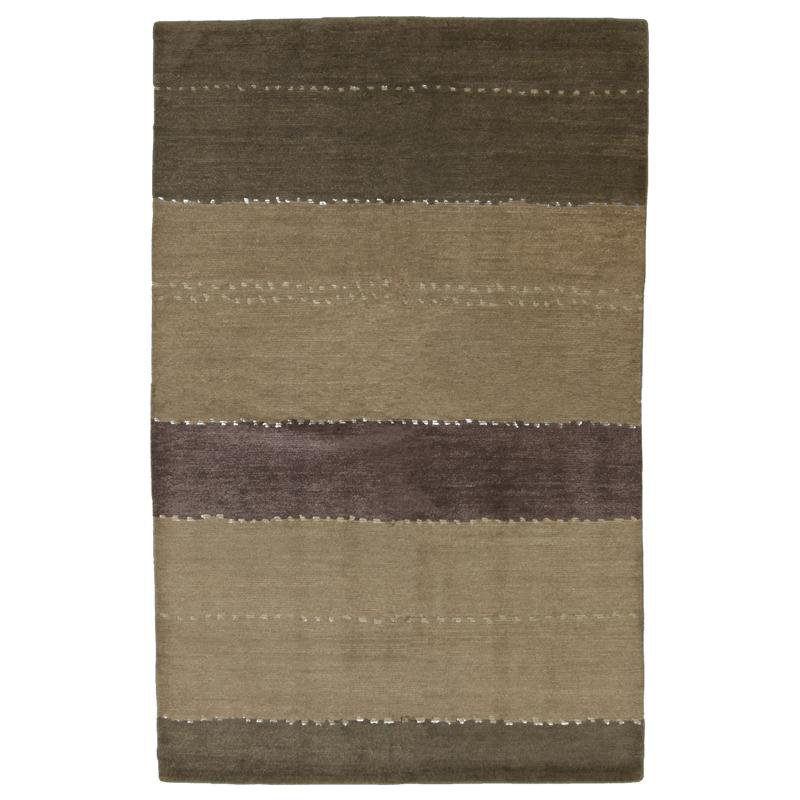 Tapeats Wool Striped Area Rug in Purple/Taupe, Rectangle 8' x 10'