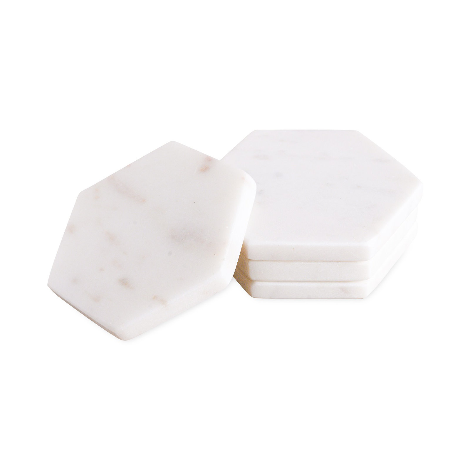 Marble Hex Coaster