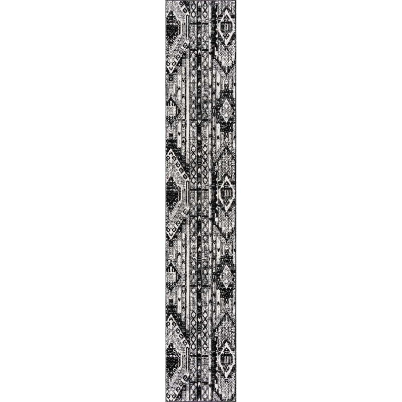 Hewan Geometric Indoor Rug, Runner 2'2" x 12'