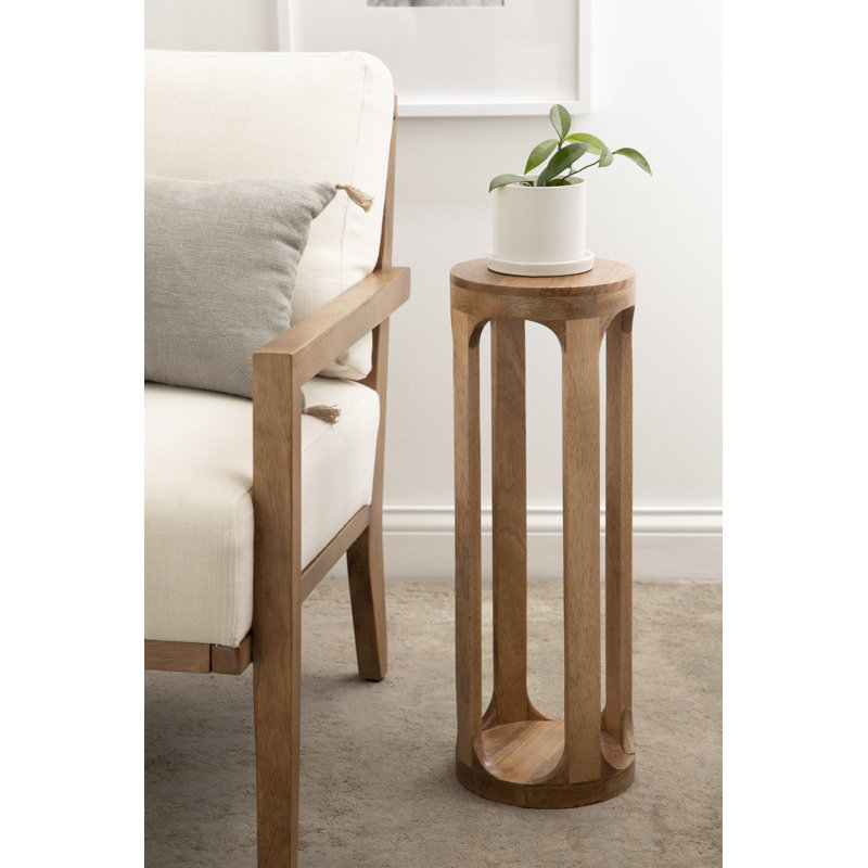 Table de bout Chewelah, H 23 po x l 8 po x P 8 po, Naturel