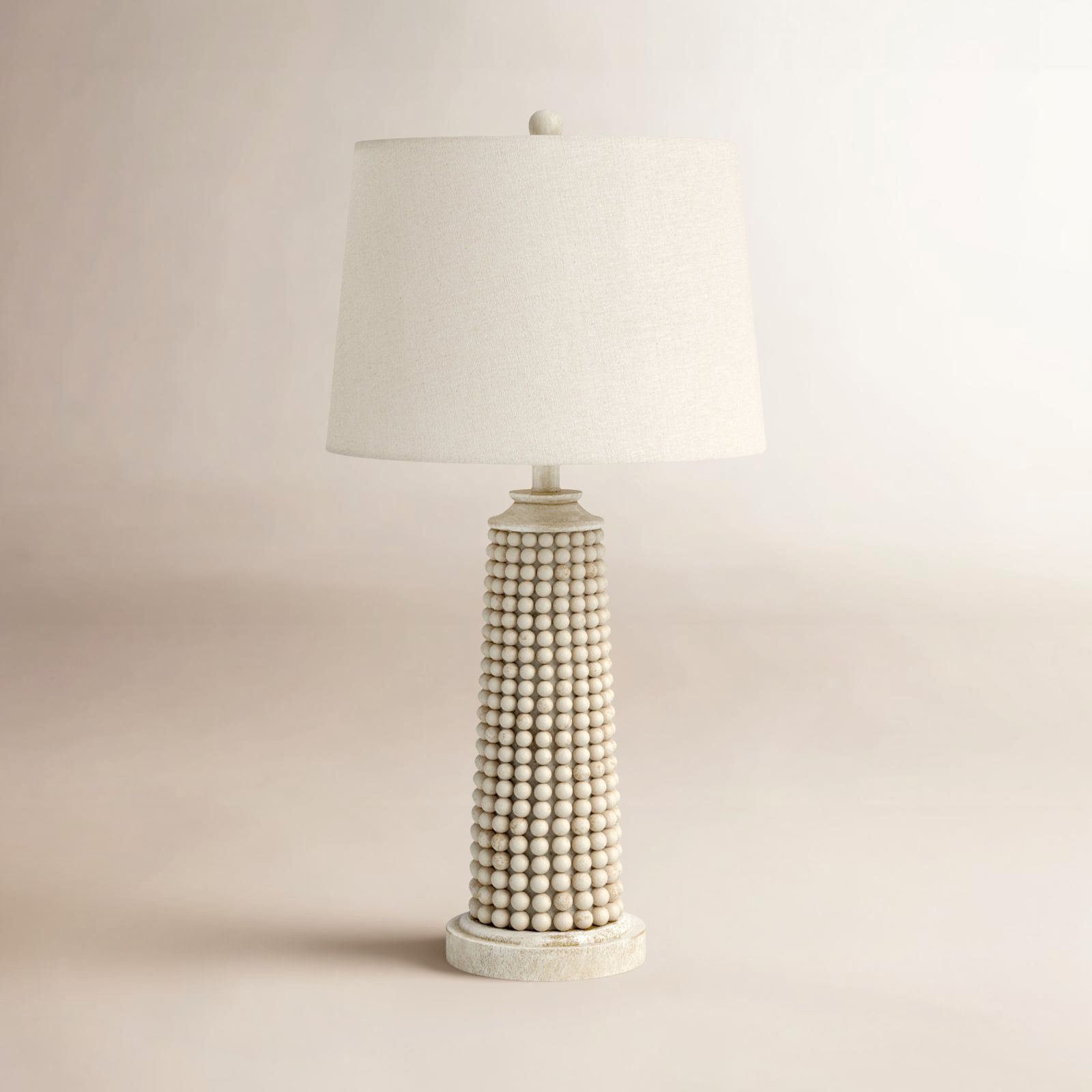 Claira Table Lamp, Off-White