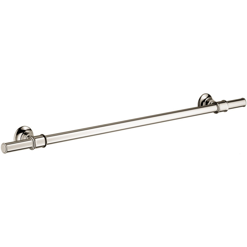 Montreux Wall Mounted Towel Bar, Polished Nickel