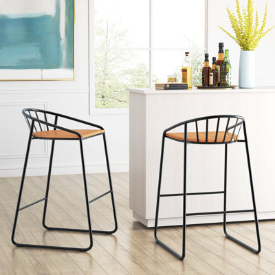 Tabourets de bar 28,5 po ClickDecor Alfred