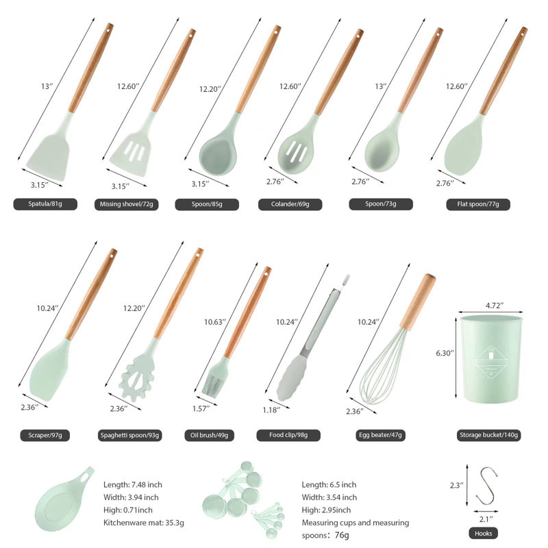 SolarEra 33 Balloon Whisk, Light Green