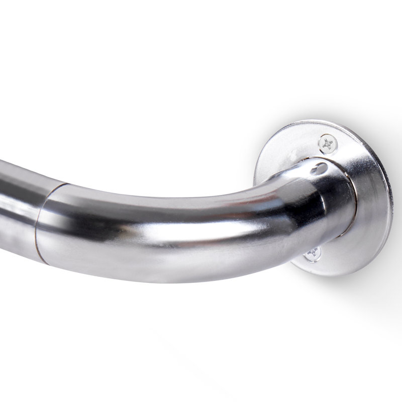 Blackout Extendable Curtain Pole & Hardware Set, Chrome, 160cm - 300cm