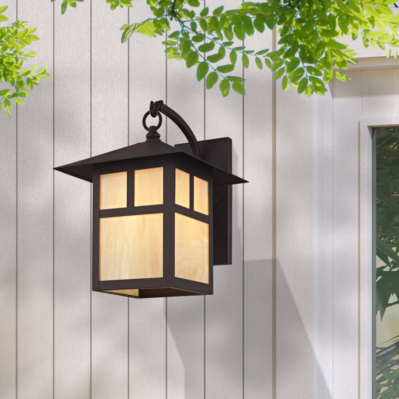Giles Solid Brass Wall Light, 13.75" H x 10" W x 12.5" D, Bronze