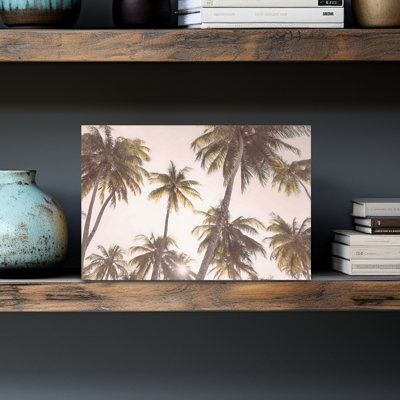 Art mural abstrait tropical tropical