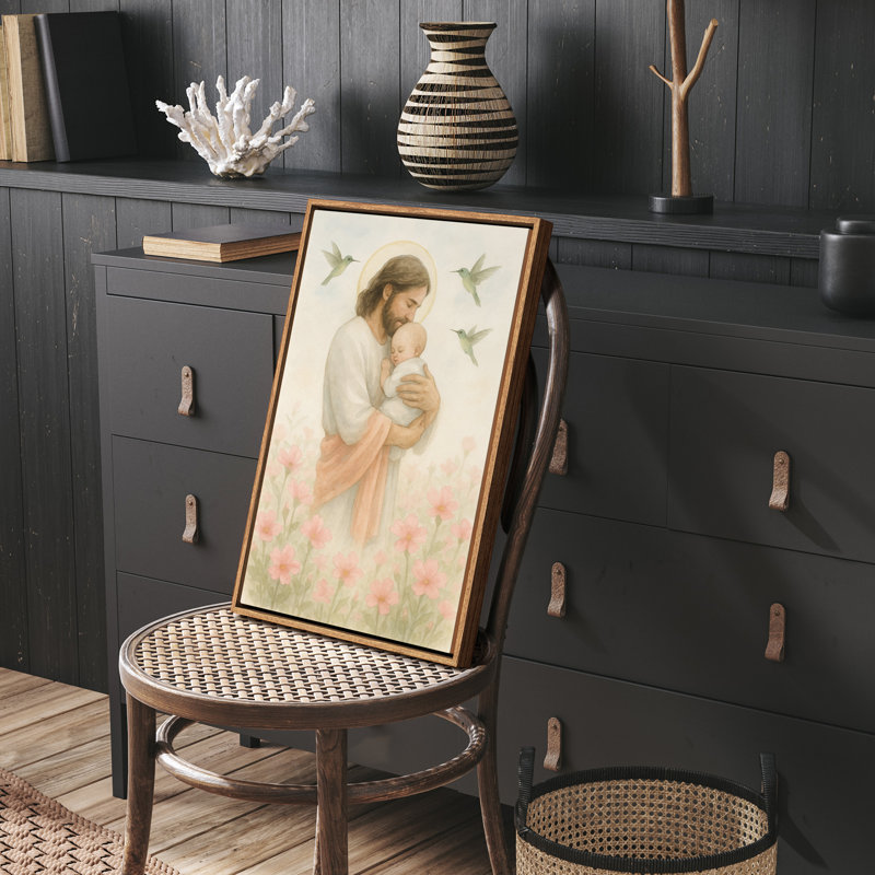 Art mural encadré, rétro, antique, classique pour chambre à coucher , H 24 po x l 16 po, Naturel