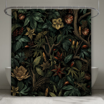 Rideaux de douche Tropical