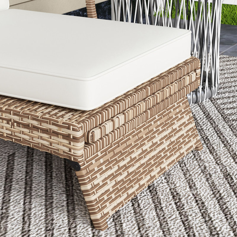 Eliot 70cm Long Reclining Single Chaise with Cushions