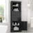 Triangle Tall Cabinet With 3 Drawers And Adjustable Shelves, Corner Cabinet, Accent Cabinet-461732905