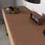 Bureau rectangulaire moderne et simple avec tiroirs-735181384