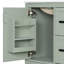Meuble-lavabo moderne de 24 po avec lavabo en céramique, configuration de tiroir fonctionnelle et charnières à fermeture en douceur, finition raffinée