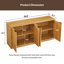 Buffet 59 po en MDF à 4 portes
