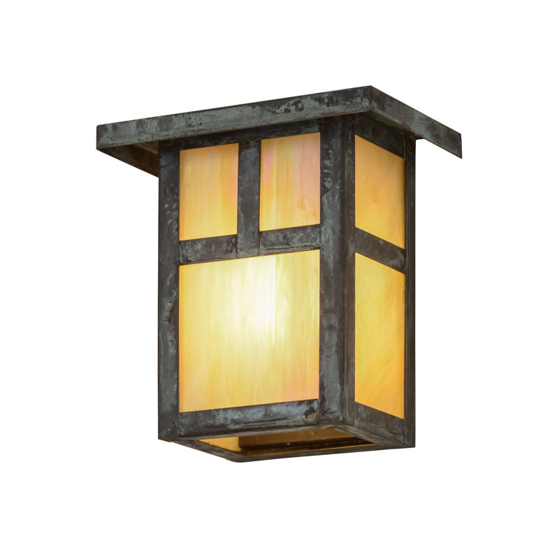 Hyde Park "T" Mission - Light Outdoor Wall Light
