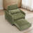 Modern 3 In 1 Convertible Sofa Bed,Sleeper Sofa With Pillows-1645155815