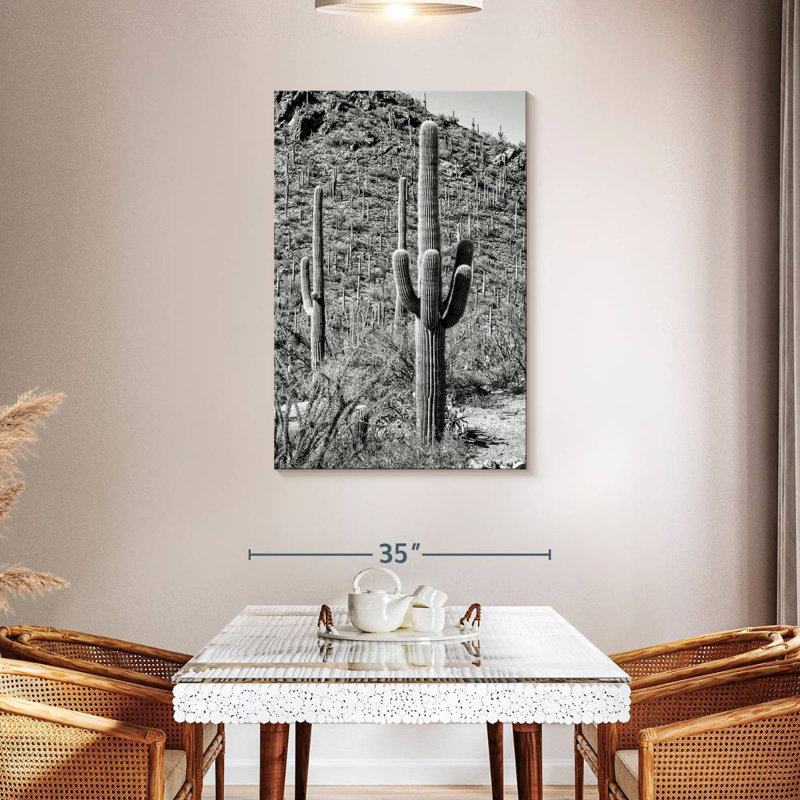 Harnek Black Arizona - Cactus Hill III, 45" H x 30" W