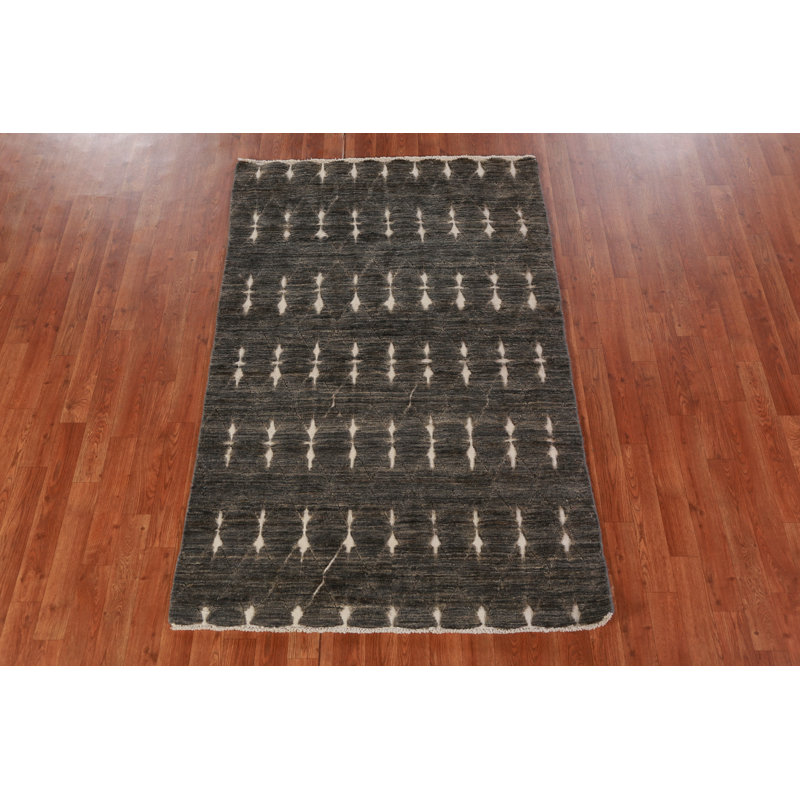 Tapis oriental treillis Gabbeh 4 x 6