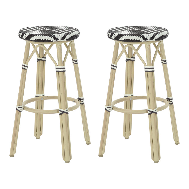 Tabouret de bar Arduino, 30", Brun / Beige