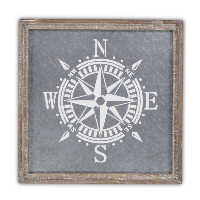 Handmade Coastal Transportation Wall Decor on Metal