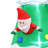 8FT Santas Climbing A Tree Inflatable