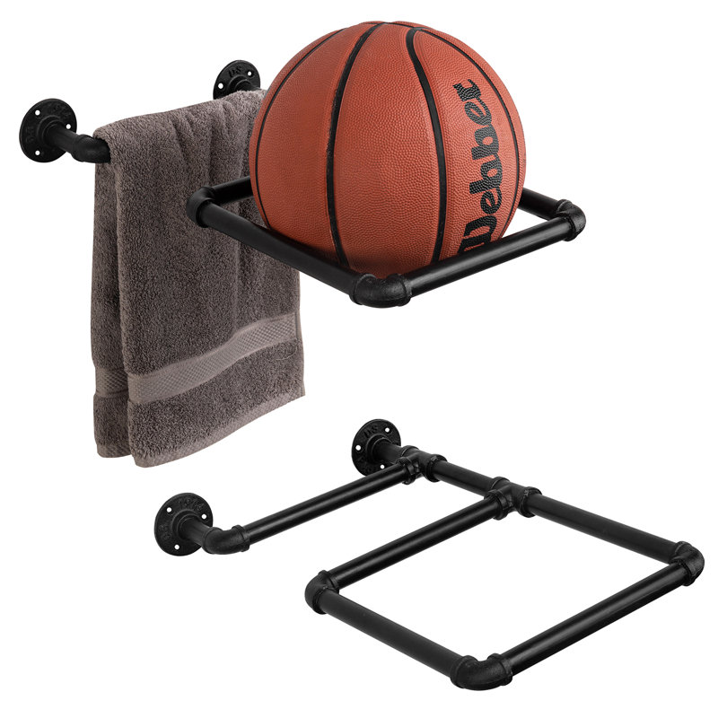 Metal Wall Mounted Multi-Use Sports Rack