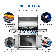 Rogue PRO-S 425 3-Burner Grill in Stainless Steel with Infrared Side and Rear Burner