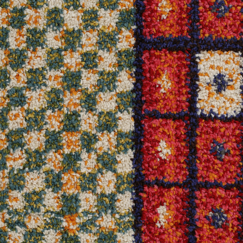 Floral Area Rug, Rectangle 160 x 231cm