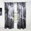 Paire de rideaux semi-transparents avec passe-tringle Marble Waves-72233888