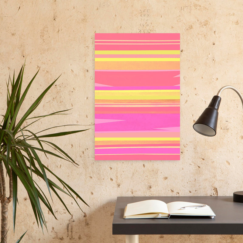Contemporary Art Abstract Contemporary Sunset Wall Art by Vanessa Ryan - Wrapped Canvas Print, 60.96 cm H x 40.64 cm W