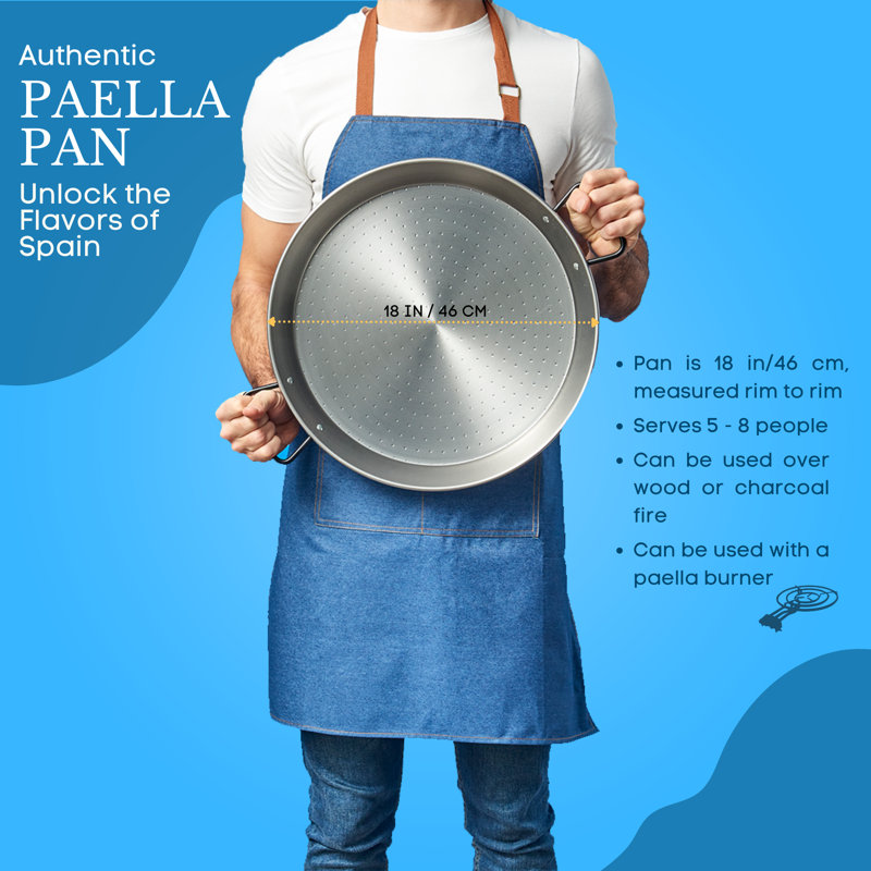 Poêle à paella Garcima, 18 pouces (5-8 portions)