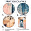 Porte bleue parisienne en pastel rose - ensemble d'art mural Paris de 6-1063550917-1063550918