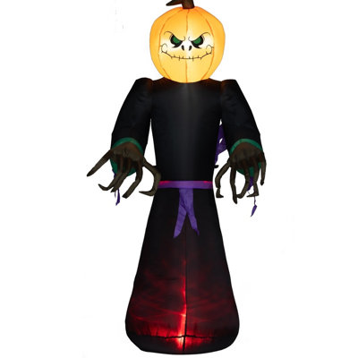 Citrouille fantôme gonflable 7 'Halloween