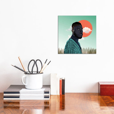 James 1 Piece Wall Art on Canvas