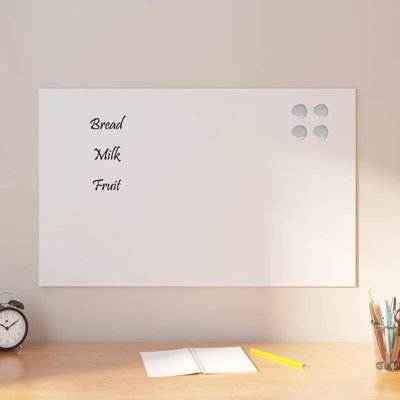Wall-Mounted Magnetic Board Tempered Glass