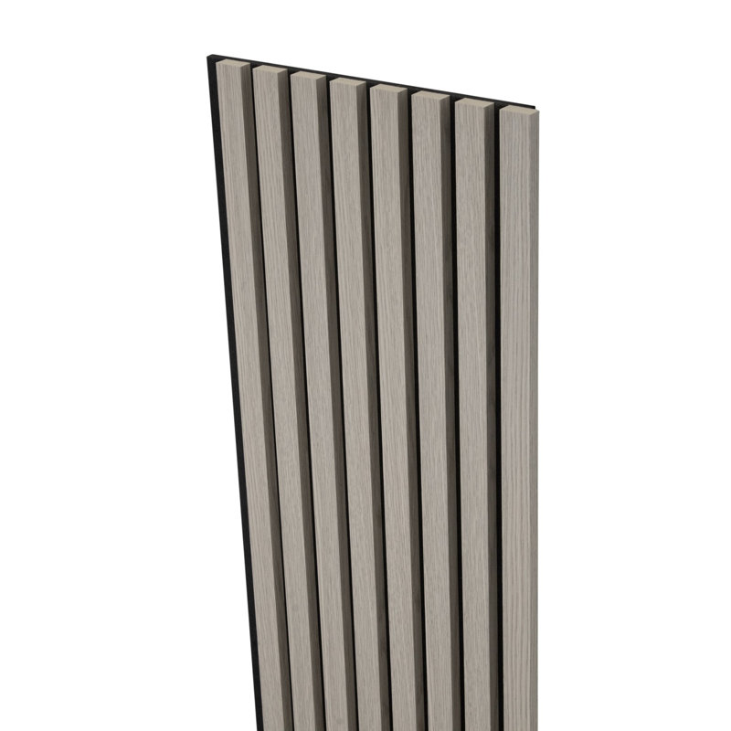 106" x 12.6" Acoustic Wood Wall Paneling, Decorative Soundproof Panels for Walls and Ceilings, 3D Slat Wood Wall Panels