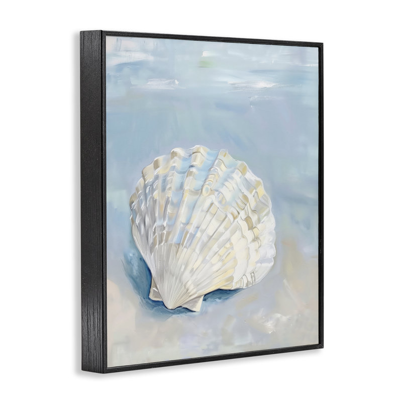  Art giclée de palourdes côtières par Arlington Prints, Giclée encadrée noir minuit, H 30 po x l 24 po
