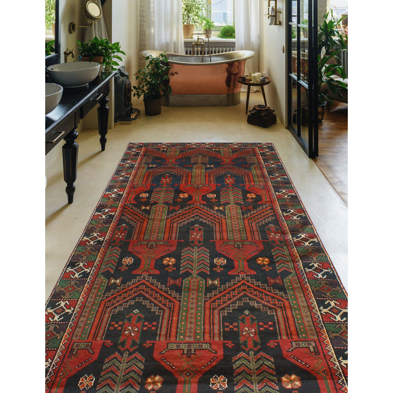 Vintage Distressed Chijioke Rust Runner