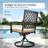 4-Person Metal Patio Dining Set with Round Table