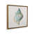 Polished Gold Floater Framed