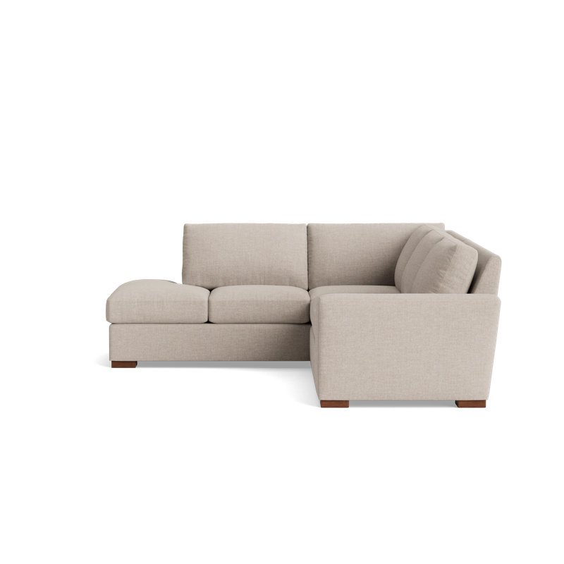 Couch Potato Sectional, Left Hand Facing, Performance Weave - Natural