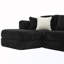Modular Boneless Sectional Sofa With 2 Movable Ottomans-110439046