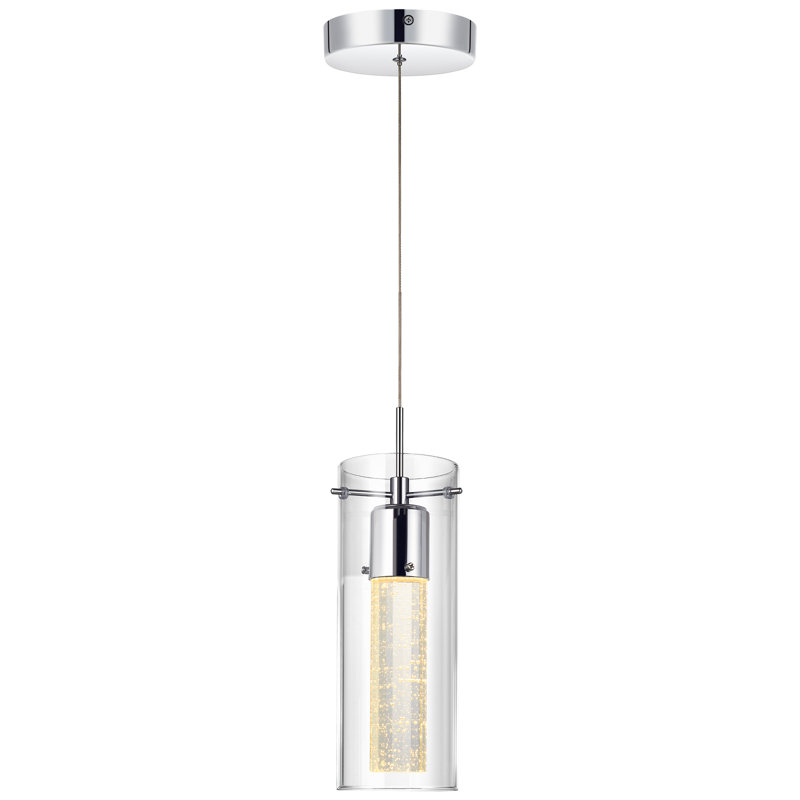 Alterma 1 - Light Chrome LED Single Pendant
