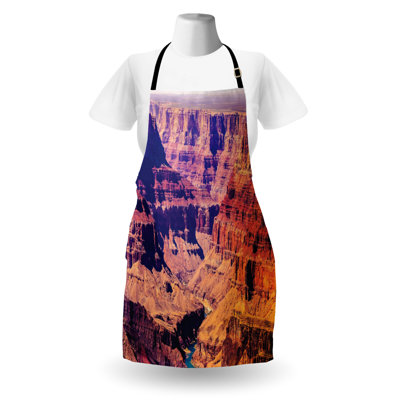 East Urban Home American Apron Unisex, Grand Canyon View USA, Adult Size, Brown