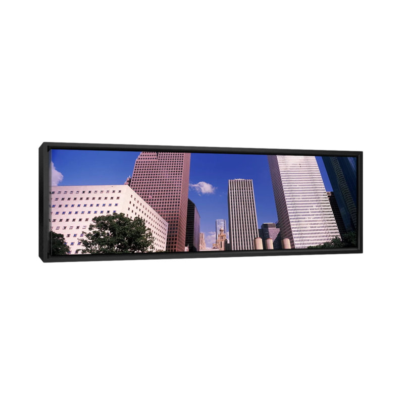 Houston, Texas par Panoramic Images - Reproduction de giclée sur toile tendue avec châssis, H 24 po x l 72 po x P 1,5 po