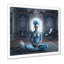 «Blue Yogini Meditation Spiritual Elegance» sur impression sur toile-1872891828-1872891839